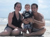 All enjoying the beach.